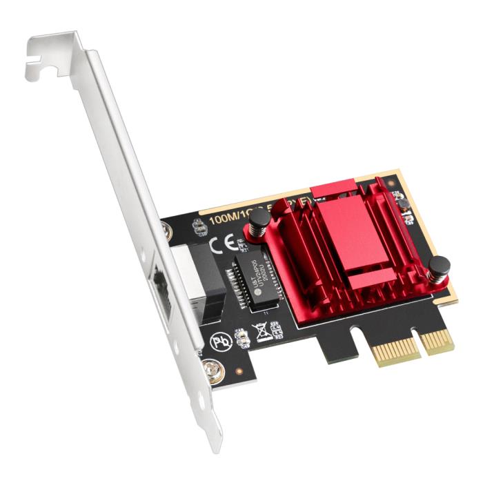 PCIe Networking Adapter 2.5 Gbps Cudy PE25 - CUDY DOM370055