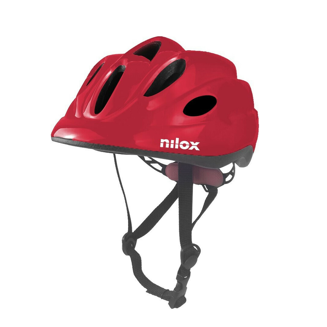 Nilox Κράνος Ποδηλάτου Παιδικό Κόκκινο με Φωτάκι LED NXHELMETKIDRED