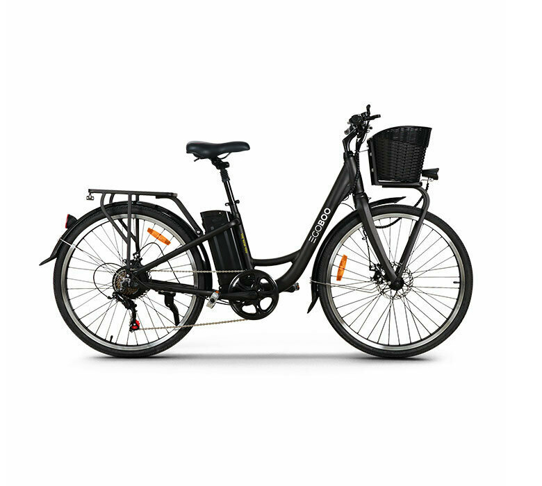 Egoboo E-City XT1 Ηλεκτρικό Ποδήλατο Black