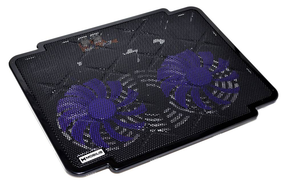 Laptop Cooler Mobilis K17 Μαύρο για Φορητούς Υπολογιστές έως 15.6"