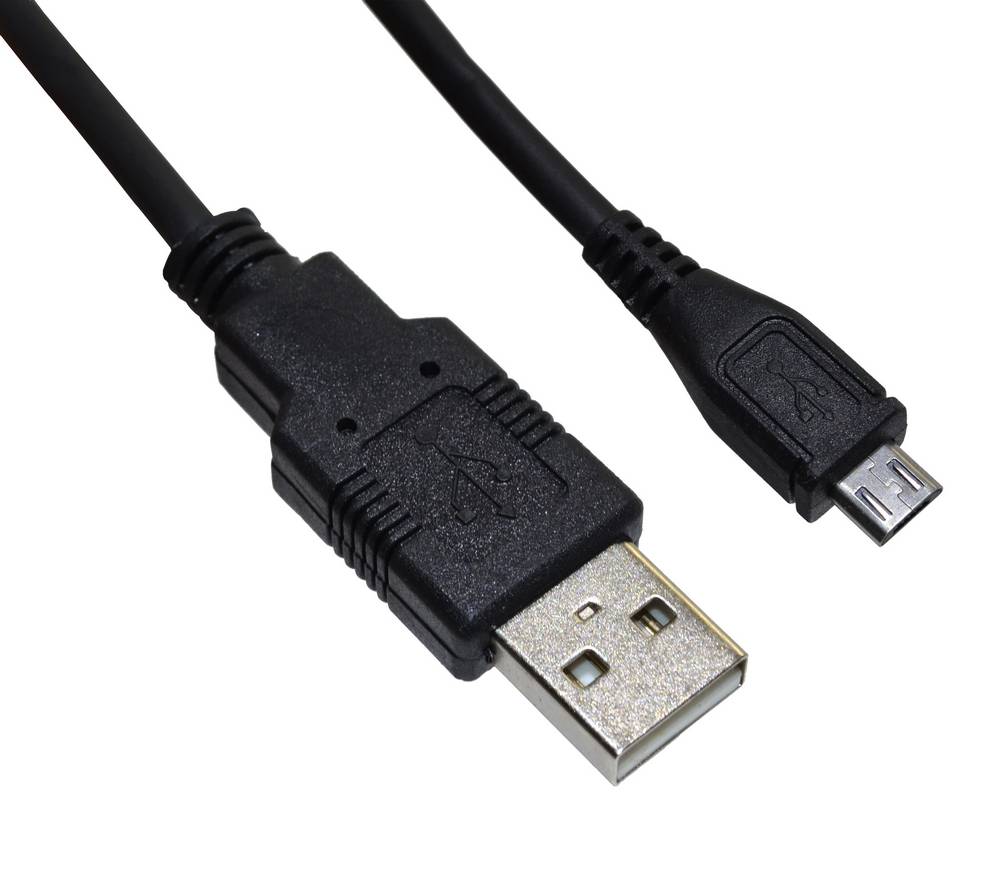Καλώδιο σύνδεσης Jasper USB AM σε Micro USB B Μαύρο 1m