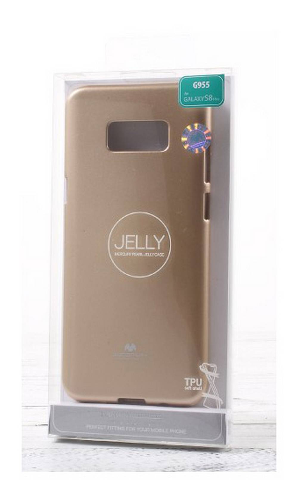 Θήκη Goospery iJelly για Samsung SM-G955F Galaxy S8+ Χρυσαφί by Mercury