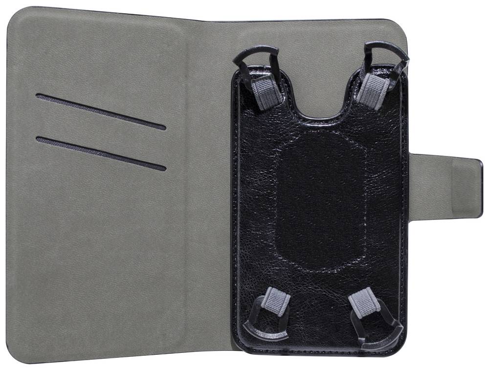 Θήκη Book Ancus Universal Elastic Hook για Smartphone 4.7" - 5.3'' Ίντσες Μαύρη (14 cm x 7 cm)