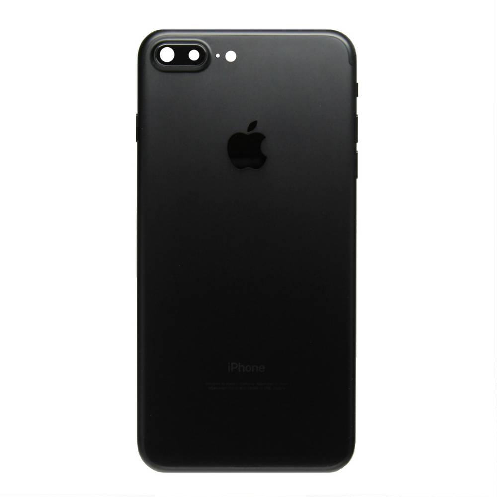 Πίσω Κάλυμμα Apple iPhone 7 Plus Μαύρο με Τζαμάκι Κάμερας