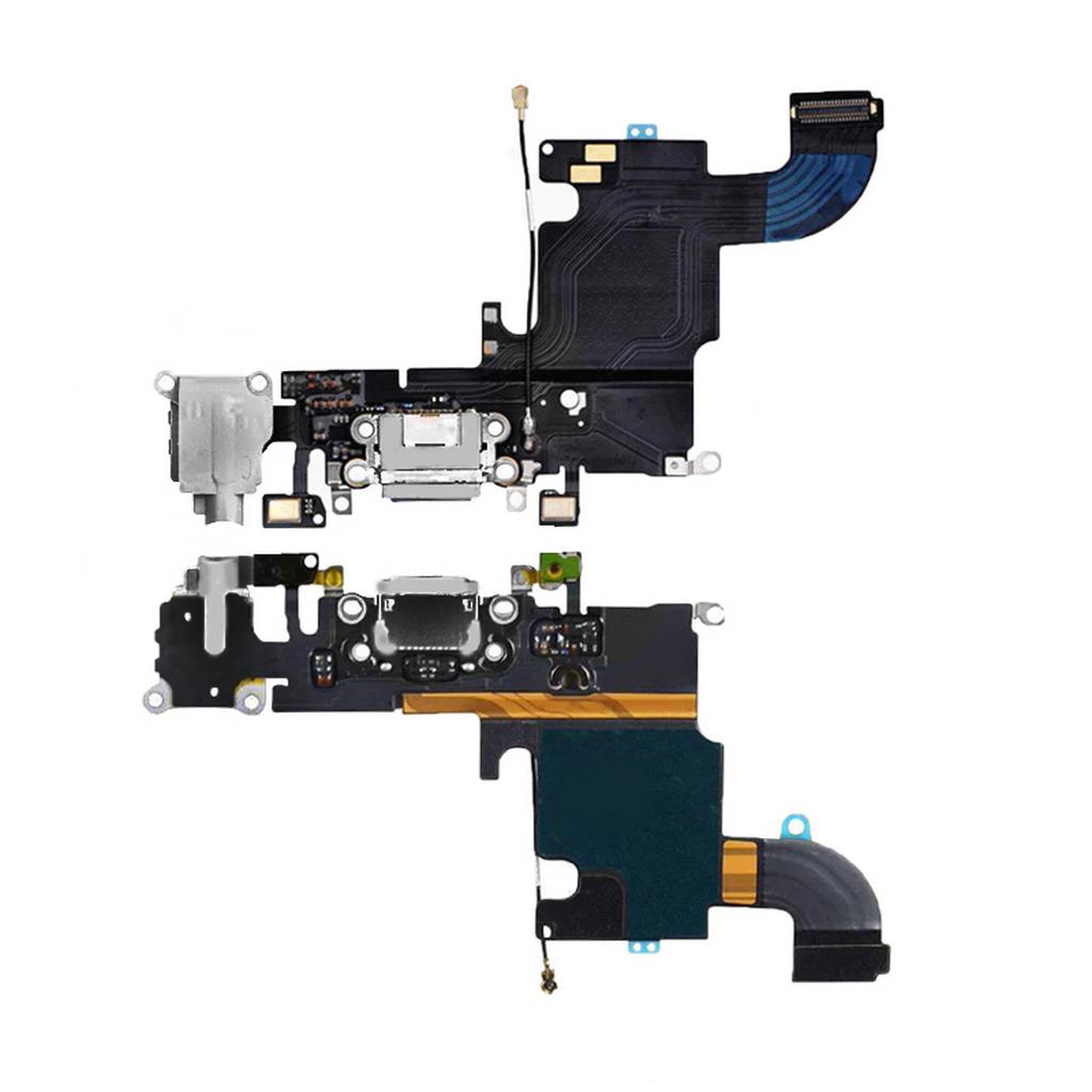 Επαφή Φόρτισης για Apple iPhone 6S με Μικρόφωνο και Επαφή Ακουστικών Μαύρο OEM