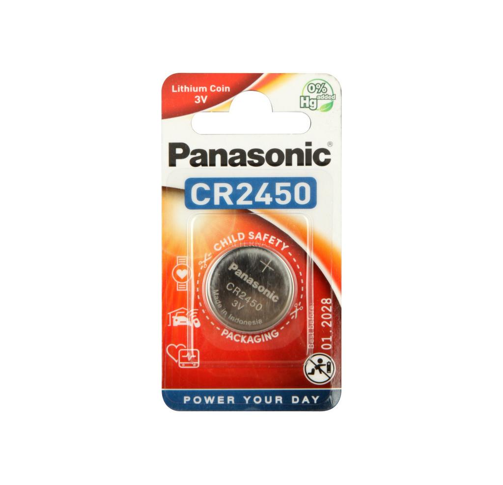 Buttoncell Lithium Panasonic CR2450 Τεμ. 1