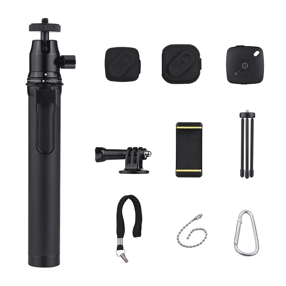 Selfie Stick Monopod Bluetooth LEDISTAR LDX-809 Suit για GoPro, Φωτογραφικές Μηχανές και Κινητά Τηλέφωνα. Πτυσσόμενο Μαύρο Μήκος: 20cm-80cm