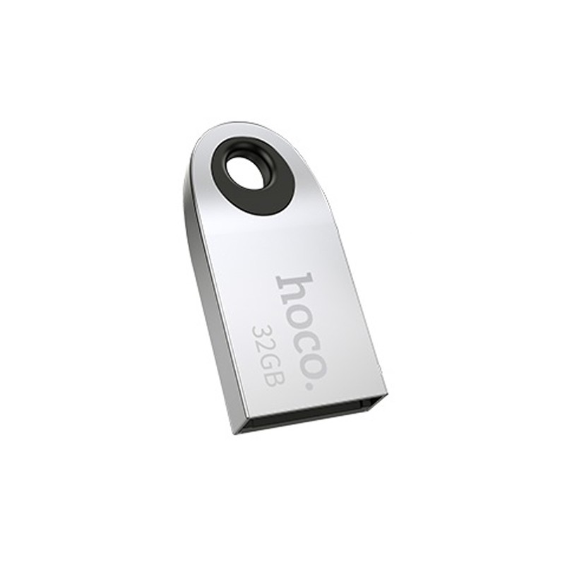Flash Drive Mini Car Music Hoco UD9 Insightful 32GB USB 2.0 Mini Size Ασημί