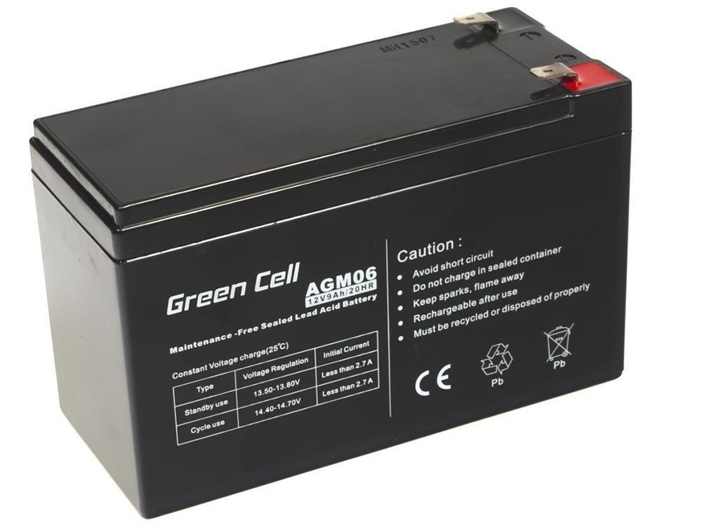 Μπαταρία για UPS Green Cell AGM06 AGM (12V 9Ah) 2.3 kg 151mm x 65mm x 94mm