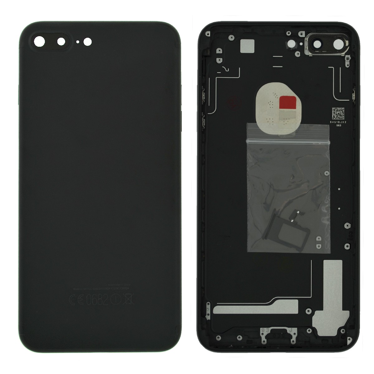 Καπάκι Μπαταρίας με Πλαίσιο για Apple iPhone 7 Plus Χρυσαφί με Τζαμάκι Κάμερας, Θύρα SIM και Εξωτερικά Πλήκτρα OEM Type A