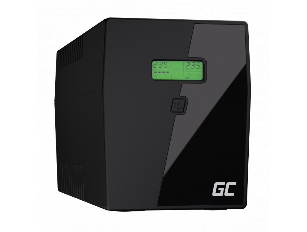 UPS Green Cell UPS09 Microsine 2000VA LCD 12V 9Ah 1400W 2x Schuko + 2x IEC 146 x 205 x 397 mm