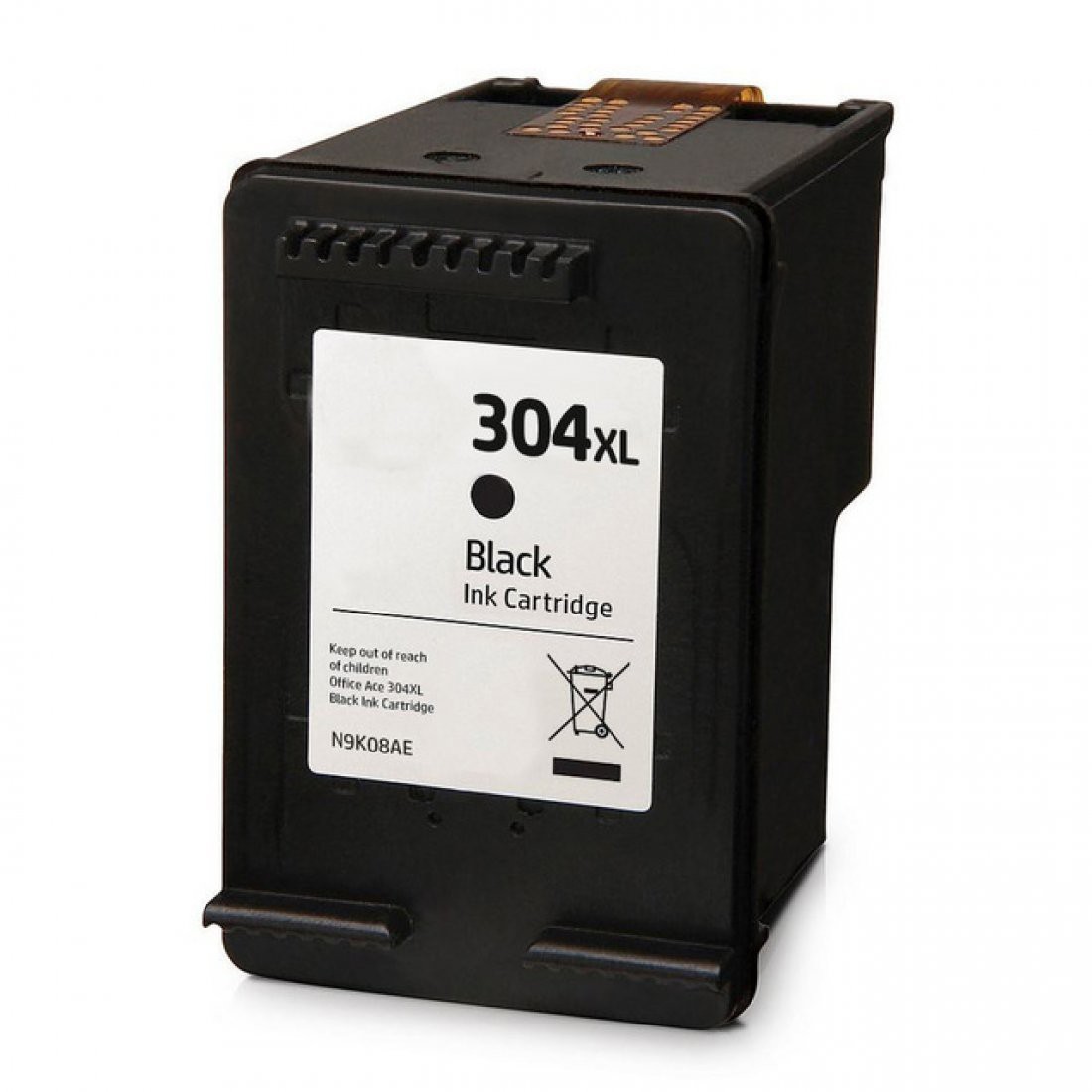 Μελάνι HP Συμβατό 304XL N9K08AE Σελίδες:300 Black για Deskjet, ENVY, 2620, 2621, 2622, 2623, 2630, 2630, 2632, 2632, 2633, 2634