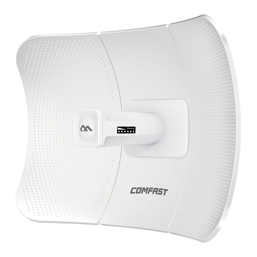 Κεραία Wi-Fi Comfast CF-E317A Eξωτερικής Tοποθέτησης Wireless Bridge 24dBi 5.8GHz 300Mbps IP65 11km Απόσταση Μετάδοσης Λευκό