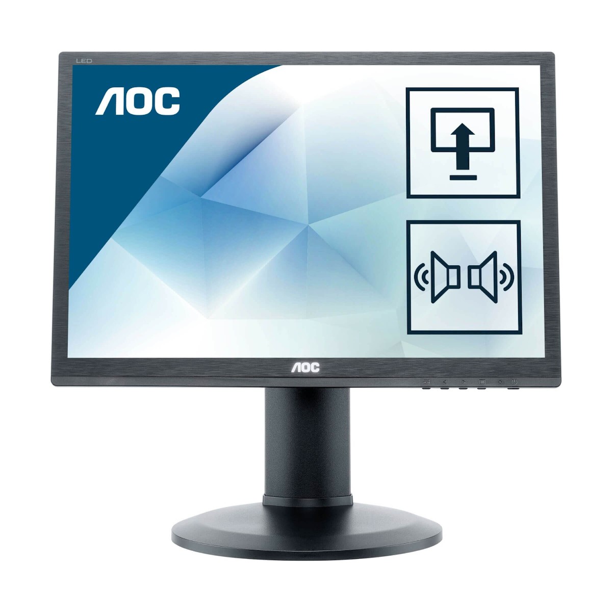 Refurbished Monitor AOC E2460PQ 24" LED FULL HD 1920x1080 60Hz 16:9 με Audio In, Audio Out, 1 x Displayport, 1xDVI-D, 1xVGA Renew