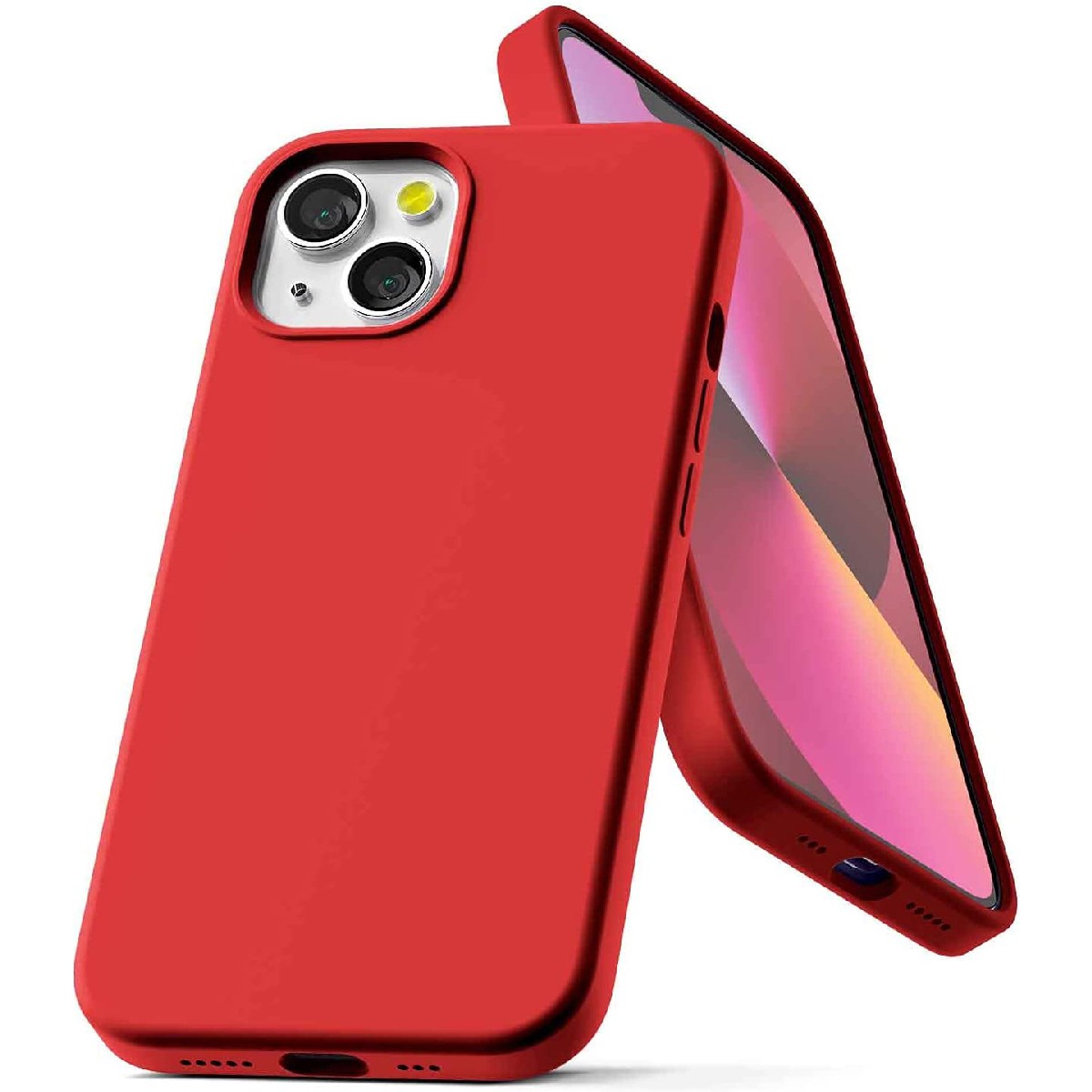 Θήκη Goospery Silicone για Apple iPhone 13 Mini Κόκκινο