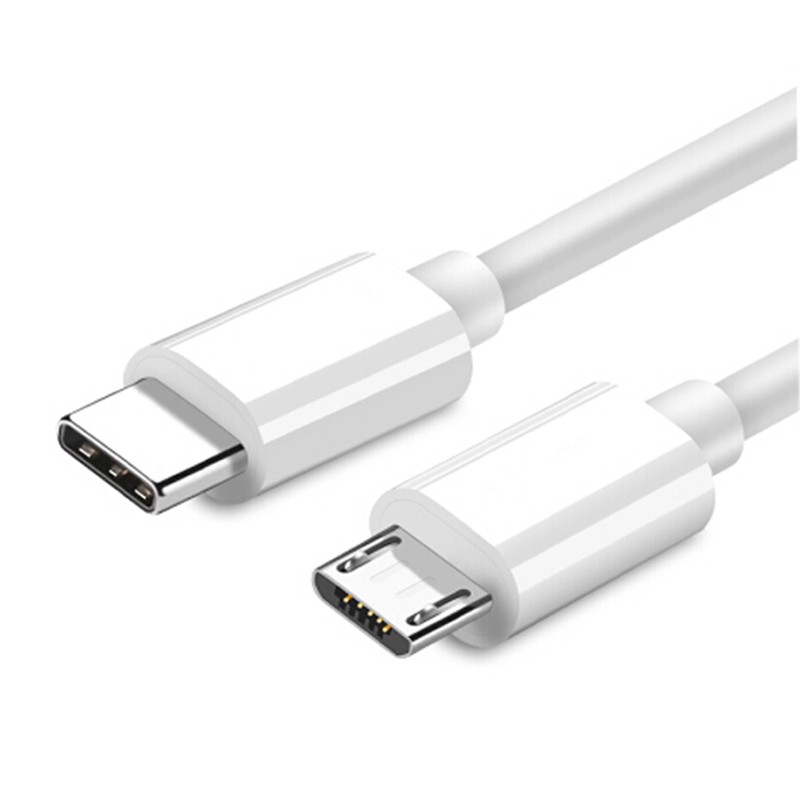 Καλώδιο σύνδεσης Ancus HiConnect USB-C σε Micro USB Λευκό 1m