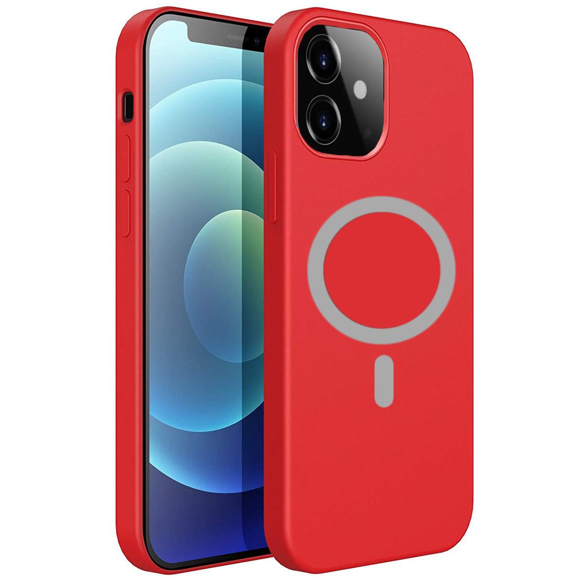 Θήκη Goospery Color MagSafe Case για Apple iPhone 12 Mini Κόκκινο