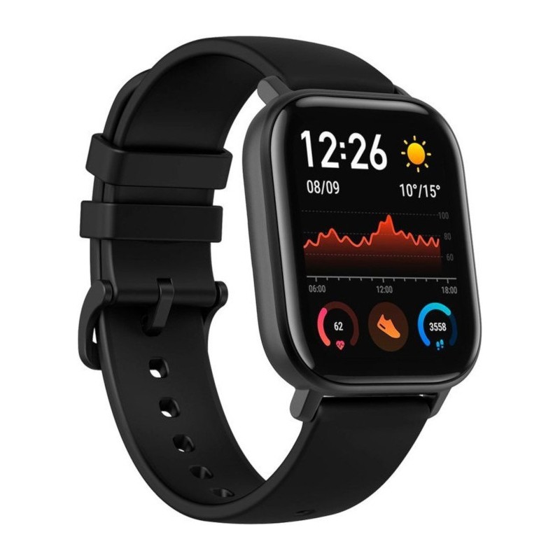 Smartwatch Amazfit GTS 2e IP68 IPS Screen 1.75" 2.5D Glass 230mAh Silicon Band 43mm Μαύρο