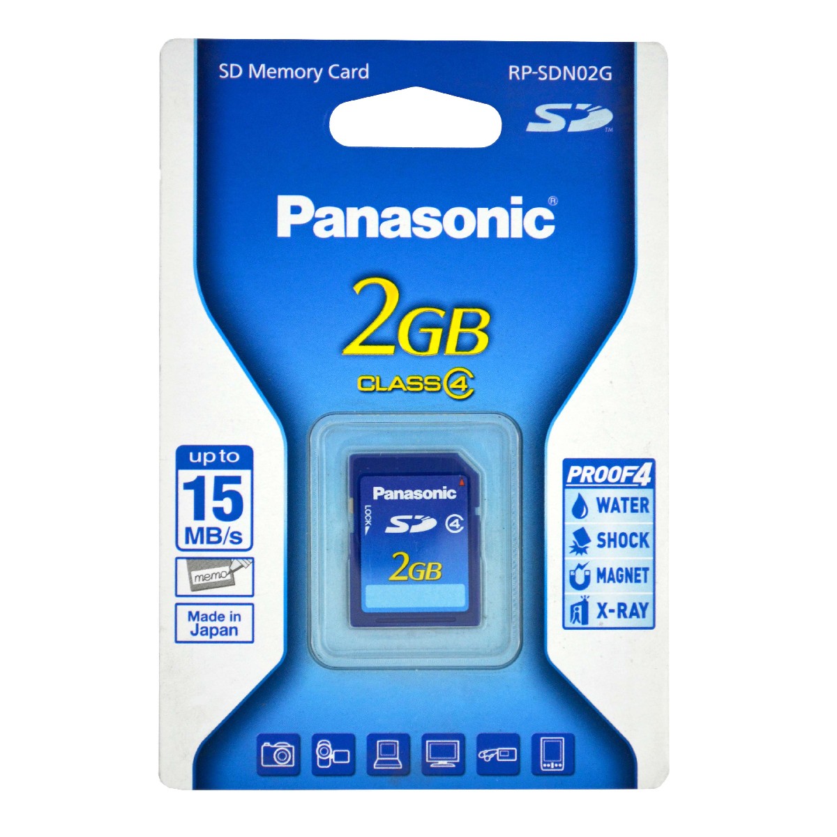 Κάρτα Μνήμης Panasonic RP-SDN02GEA1A SD 2GB Class 4