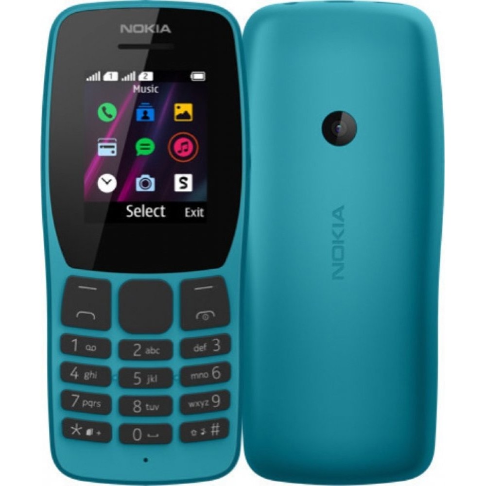 Nokia 110 (2019) 4th Edition Dual Sim 1.77" Μπλε GR