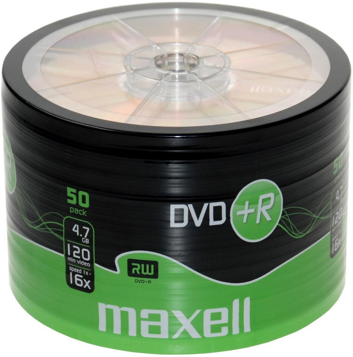 DVD+R Maxell 16X SP50 για Καταγραφή 120min / 4.7GB Συσκευασία 50 τμχ