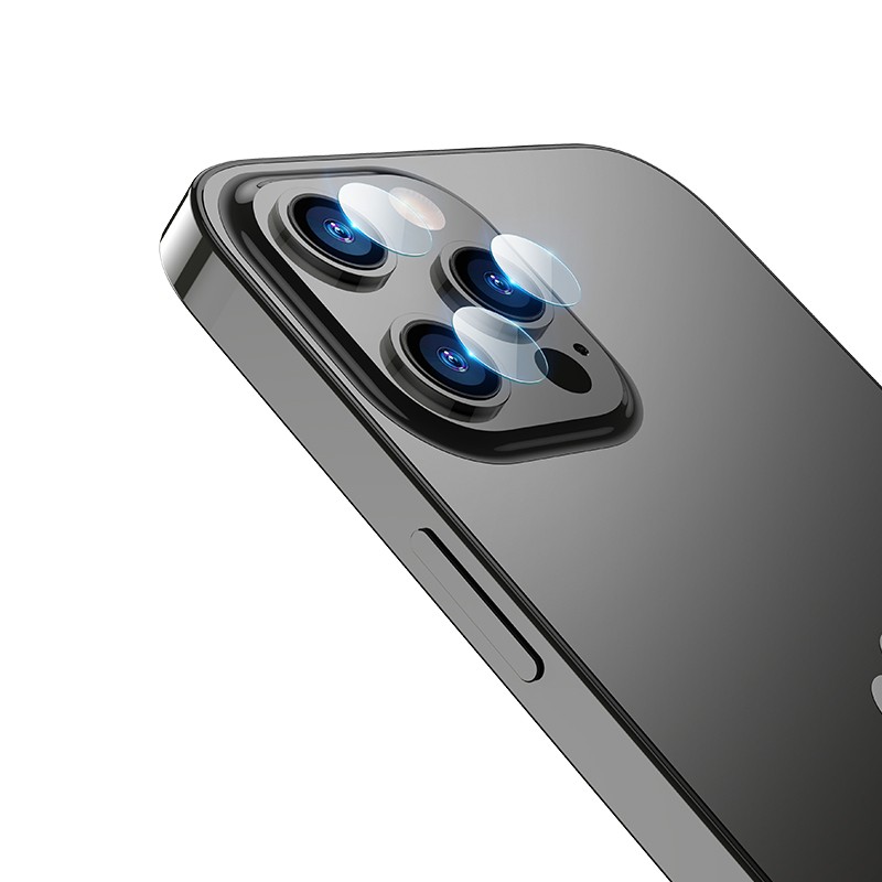 Tempered Glass Hoco V11  Film Κάμερας για Apple iPhone 13 Pro/ iPhone 13 Pro Max Anti-Fingerprin Μαύρο