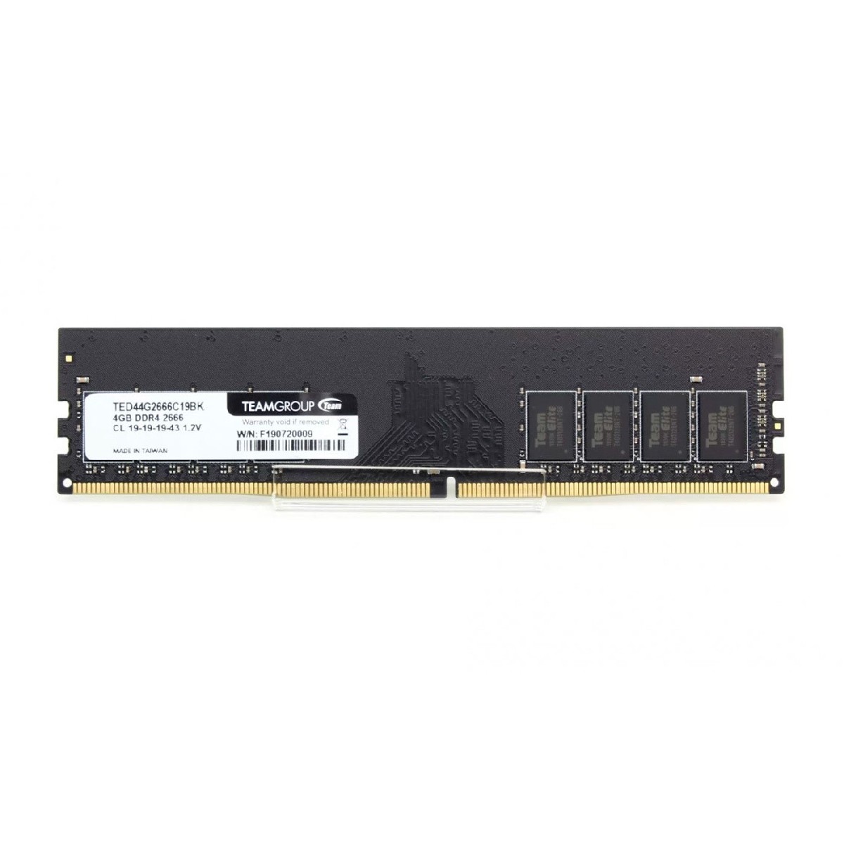 Μνήμη RAM TeamGroup Elite DIMM 4GB DDR4 2666MHz CL19 TED44G2666C1901