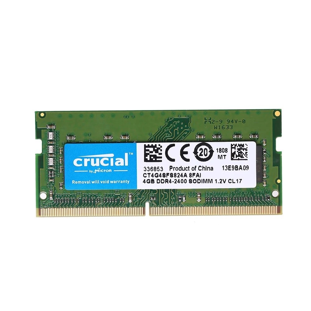 Μνήμη RAM Crucial SO-DIMM 4GB DDR4 2400MHz CL17 CT4G4SFS824A