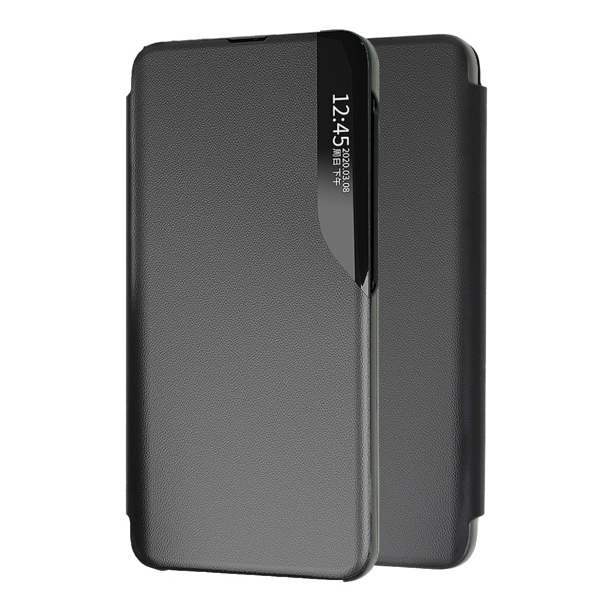 Θήκη Book Ancus Smart Flip για Xiaomi Poco M4 Pro 5G Redmi Note 11T 5G Redmi Note 11s 5G TPU Μαύρο