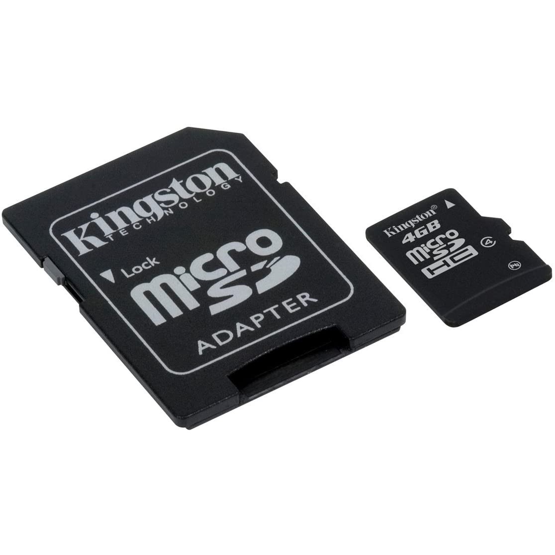 Κάρτα Μνήμης Kingston MicroSDHC 4GB Class 4 με SD Αντάπτορα SDC4/4GB Bulk