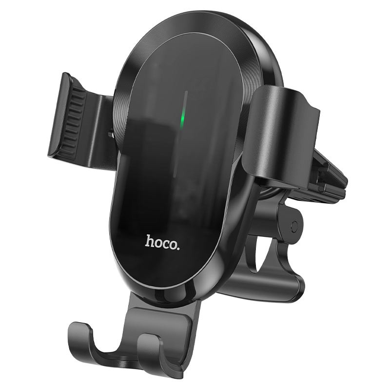 Βάση Στήριξης Αεραγωγού  Αυτοκινήτου Hoco CA105 Guide με Wireless Charger 15W για Συσκεύες 4.7"-7,0"