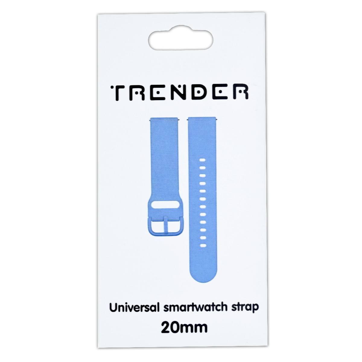 Ανταλλακτικό Λουράκι Trender TR-SP20LBL Sport 20mm Γαλάζιο