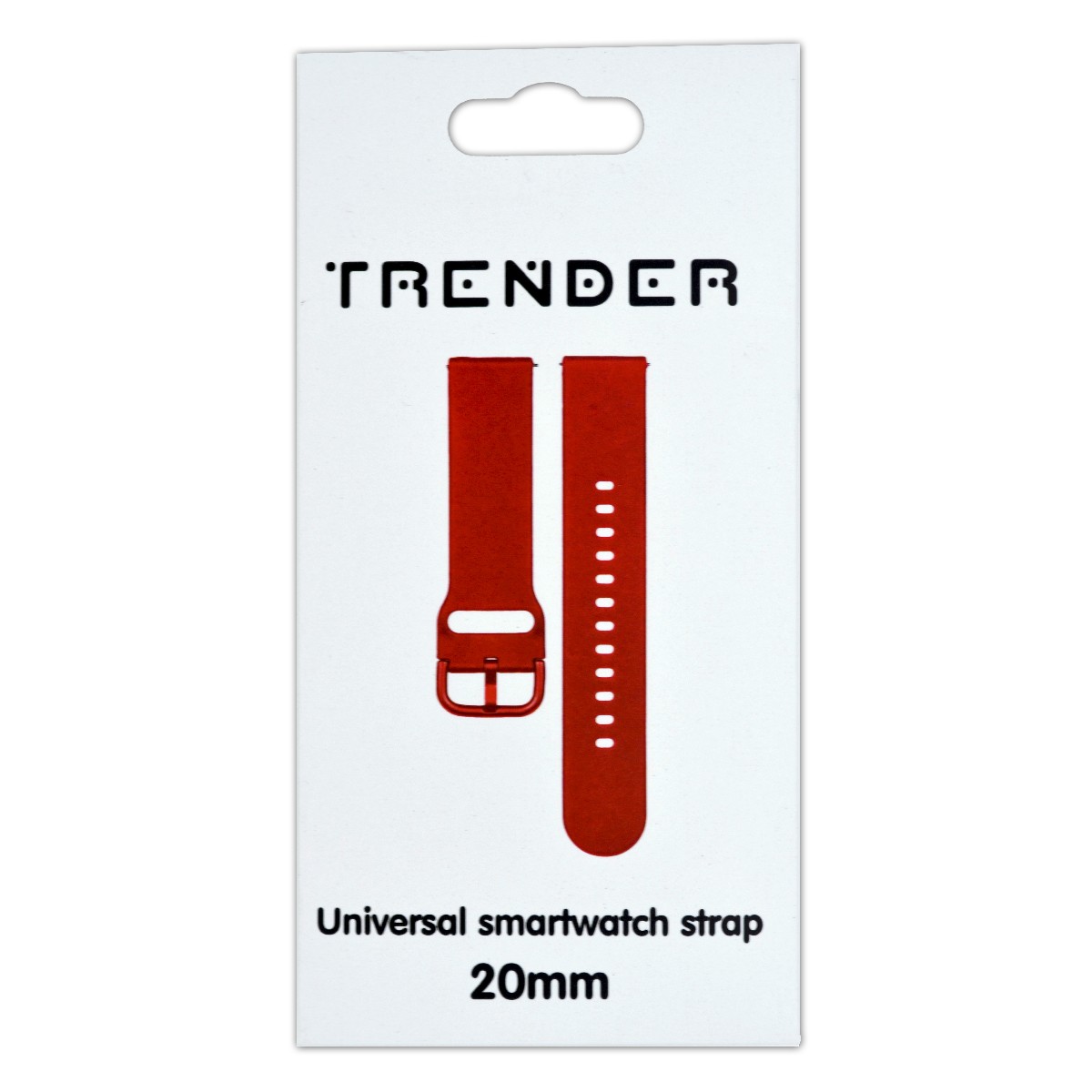 Ανταλλακτικό Λουράκι Trender TR-SP20RD Sport 20mm Κόκκινο