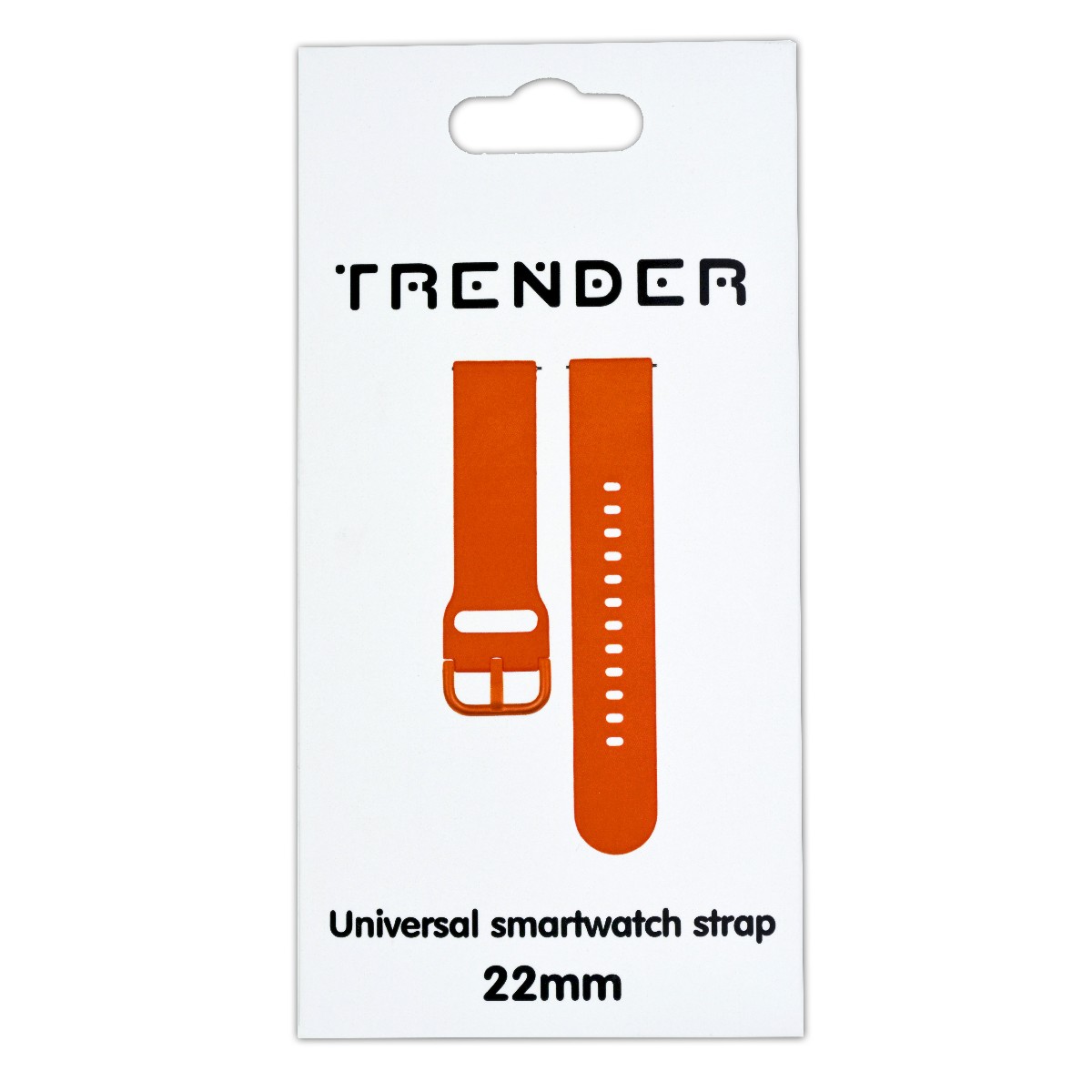 Ανταλλακτικό Λουράκι Trender TR-SP22OR Sport 22mm Πορτοκαλί
