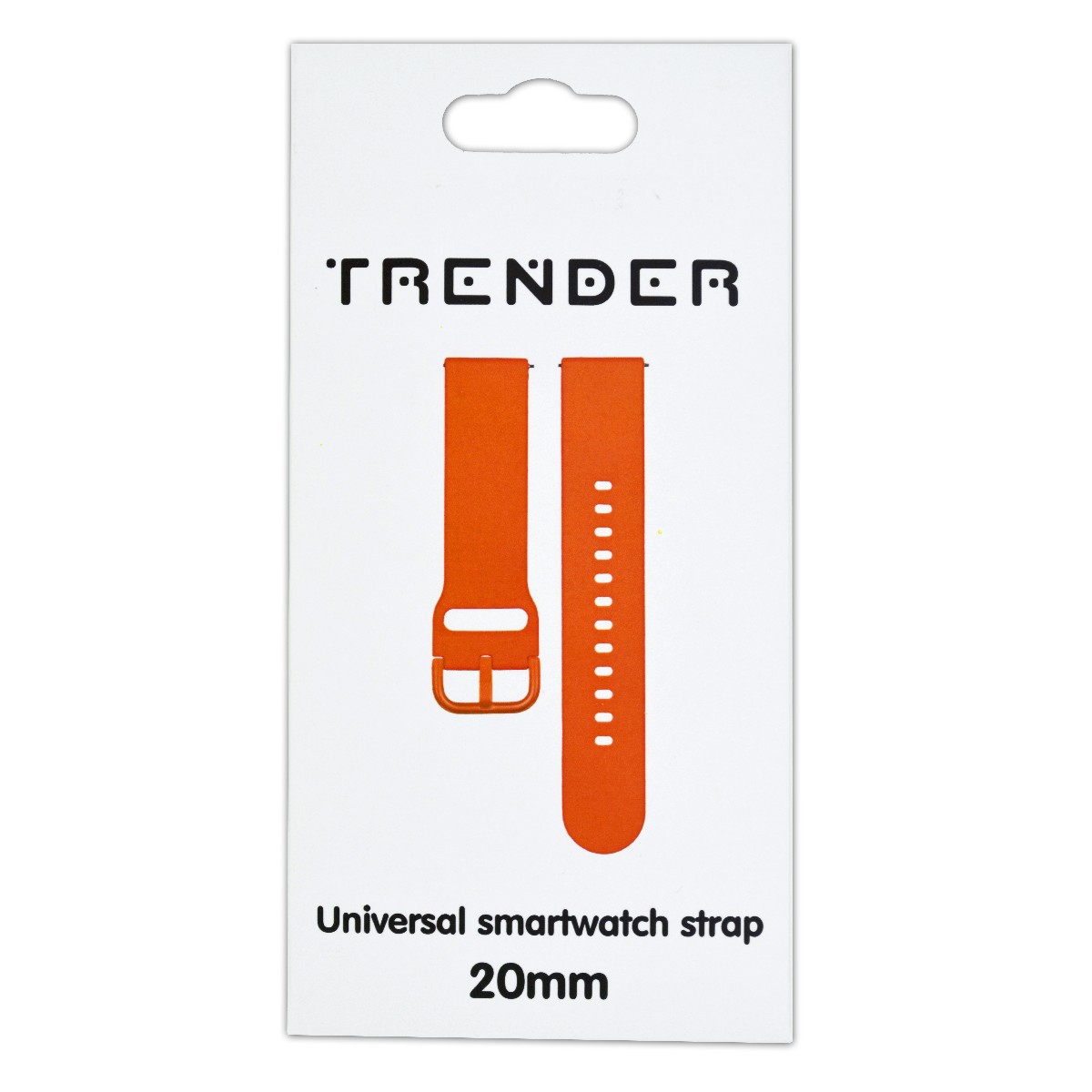 Ανταλλακτικό Λουράκι Trender TR-SP20OR Sport 20mm Πορτοκαλί