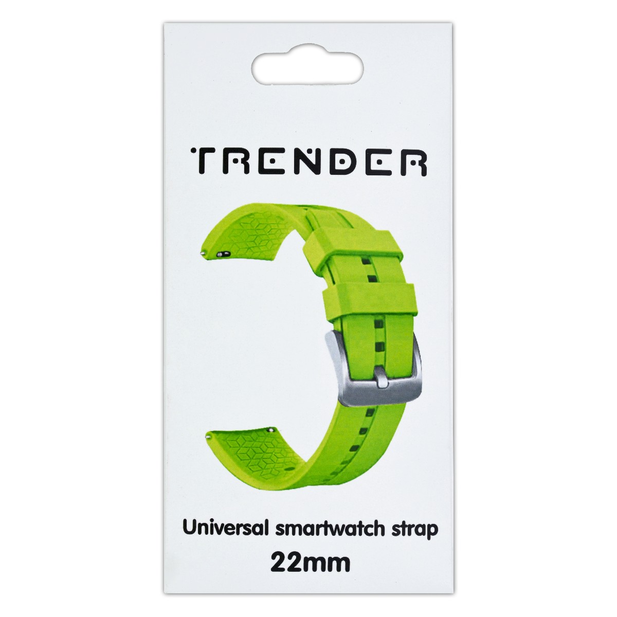 Ανταλλακτικό Λουράκι Trender TR-SL22LGR Σιλικόνης 22mm Ανοιχτό Πράσινο