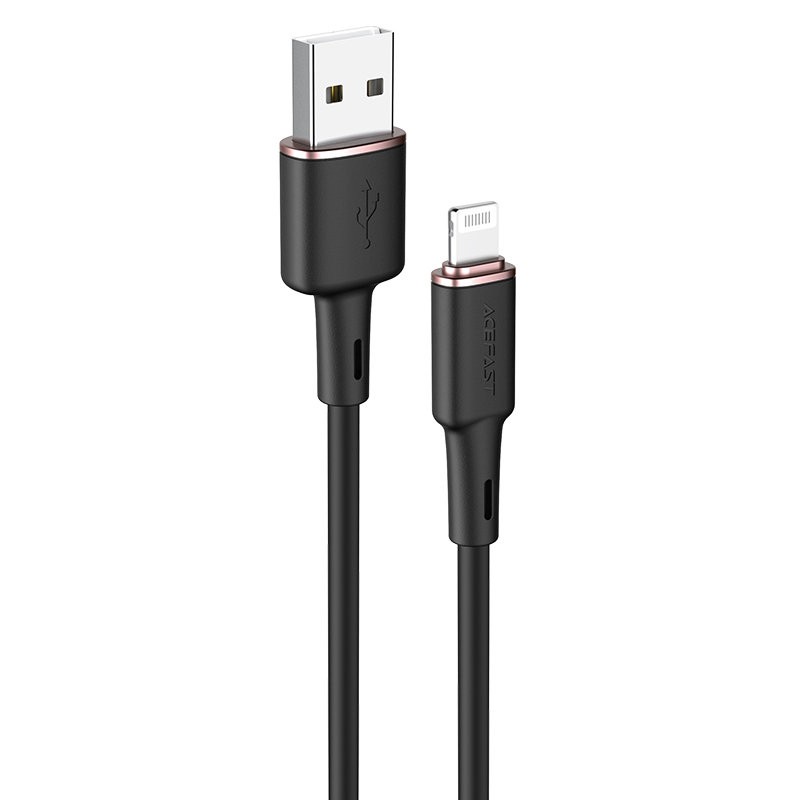 Καλώδιο σύνδεσης Acefast C2-02 USB-A σε Lightning 2.4A Apple Certified MFI 1.2m Μαύρο