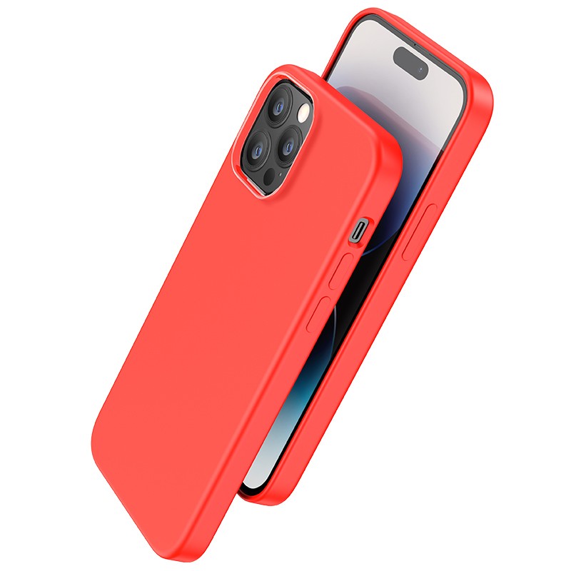 Θήκη Hoco Pure Series για Apple iPhone 14 Pro Κόκκινη
