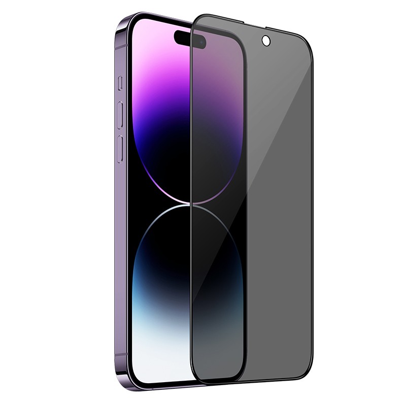 Tempered Glass Hoco A12 Pro Edges Protection 28 Μοίρες Privacy Angle  για Apple iPhone 14 Pro