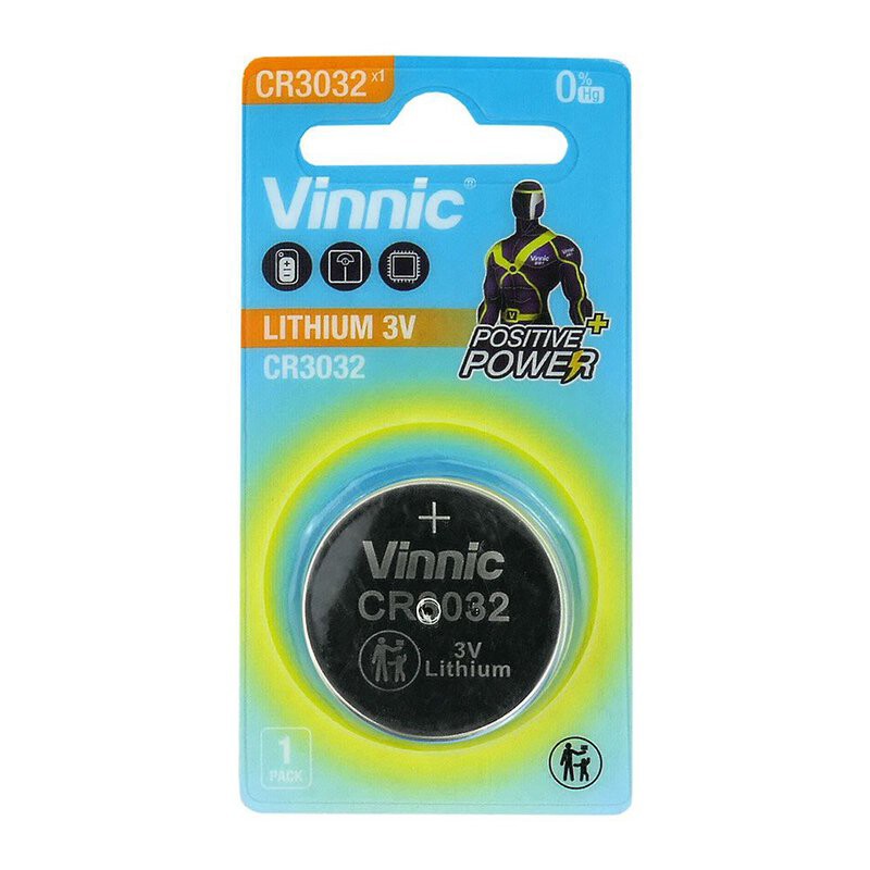 Buttoncell Lithium Vinnic CR3032 3V Τεμ. 1