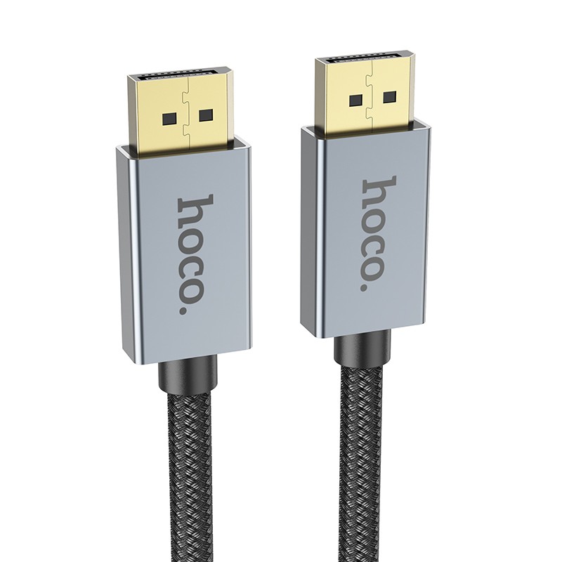 Καλώδιο Hoco US04 DisplayPort 1.4 σε 8K Ultra HD 60Hz 32.4Gbps 1μ. Μαύρο