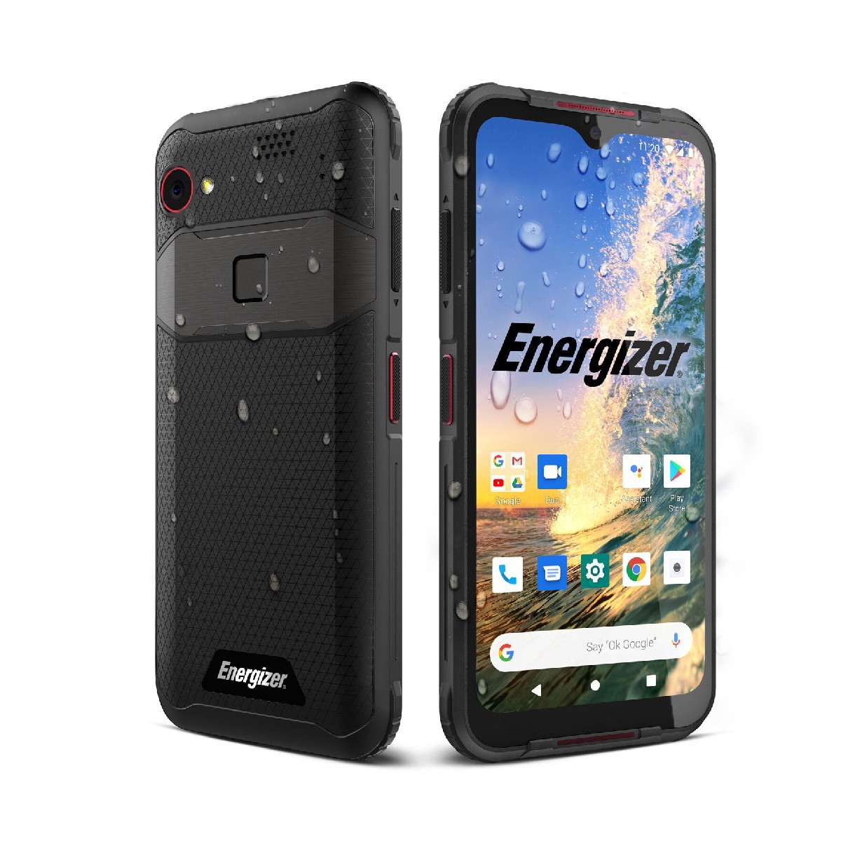 Energizer Hard Case H620SEU 4G/64GB 6.2" Android 10 5000mAh Bluetooth Camera IP69 NFC Μαύρο 3 Χρόνια Εγγύηση
