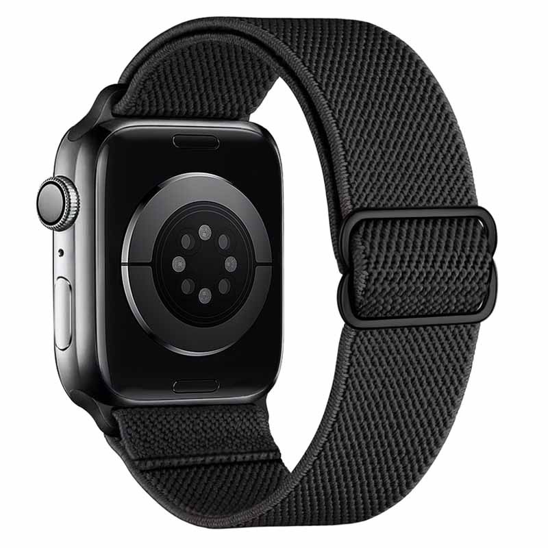 Watchband Hoco WA04 Fashion series 38/40/41mm από Nylon για Apple Watch 1/2/3/4/5/6/7/8/SE Μαύρο