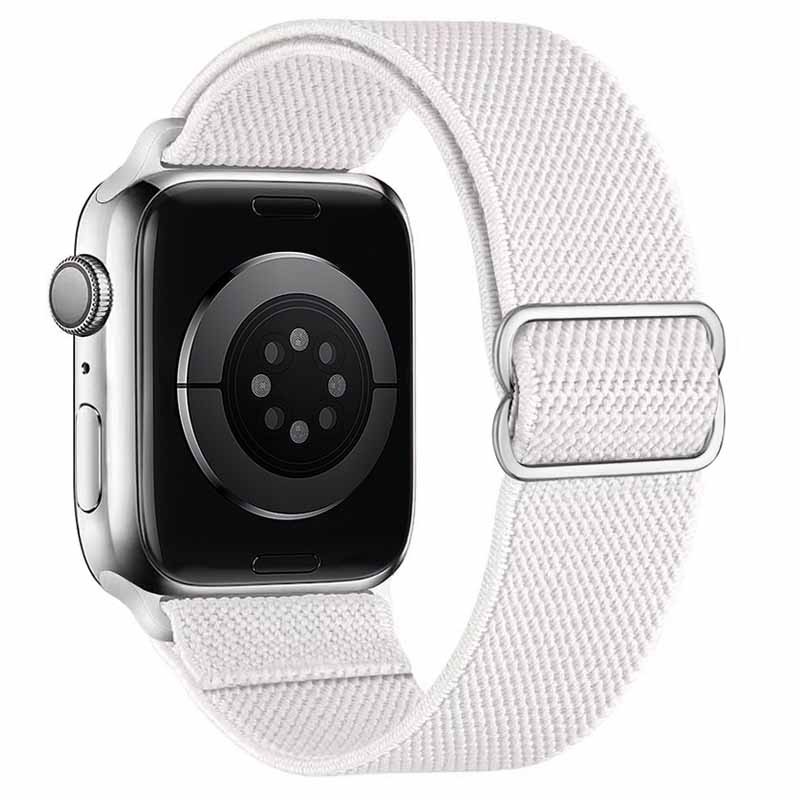 Watchband Hoco WA04 Fashion series 38/40/41mm από Nylon για Apple Watch 1/2/3/4/5/6/7/8/SE Λευκό