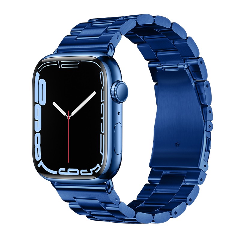 Watchband Hoco WA10 Grand Series 42/44/45/49mm για Apple Watch 1/2/3/4/5/6/7/8/SE/Ultra Stainless Steel Μπλε