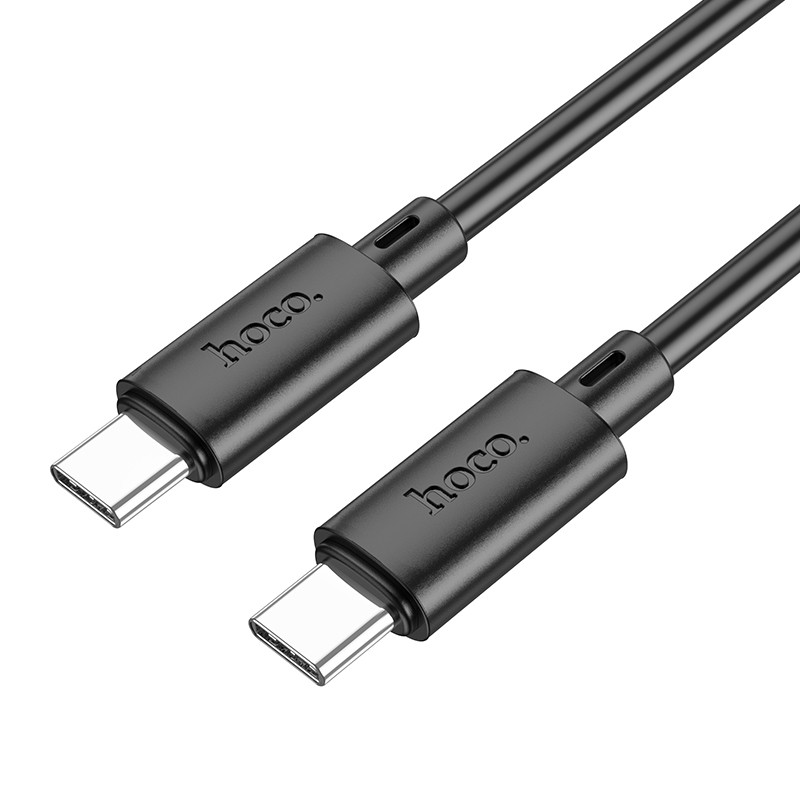 Καλώδιο σύνδεσης Hoco X88 USB-C σε USB-C για Γρήγορη Φόρτιση και Μεταφορά Δεδομένων 60W 20V/3A 1m Μαύρο