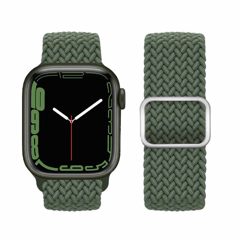 Watchband Hoco WA05 Jane Eyre 38/40/41mm από Nylon για Apple Watch 1/2/3/4/5/6/7/8/SE Dark Olive Green