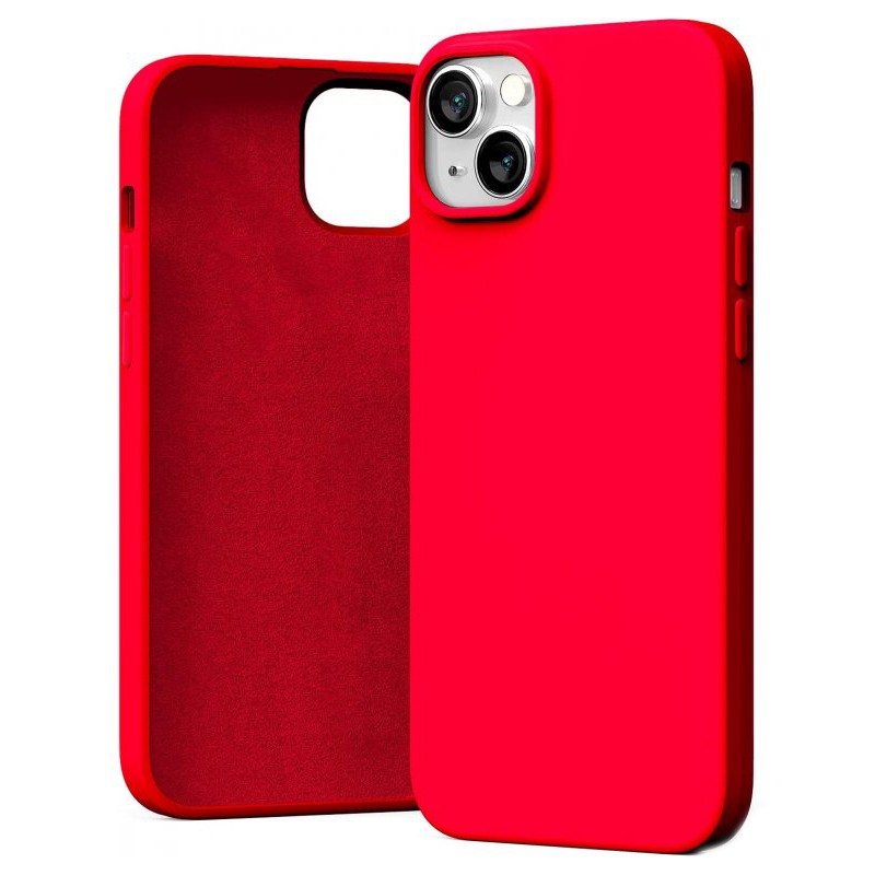Θήκη Goospery Silicone για Apple iPhone 14 Κόκκινη