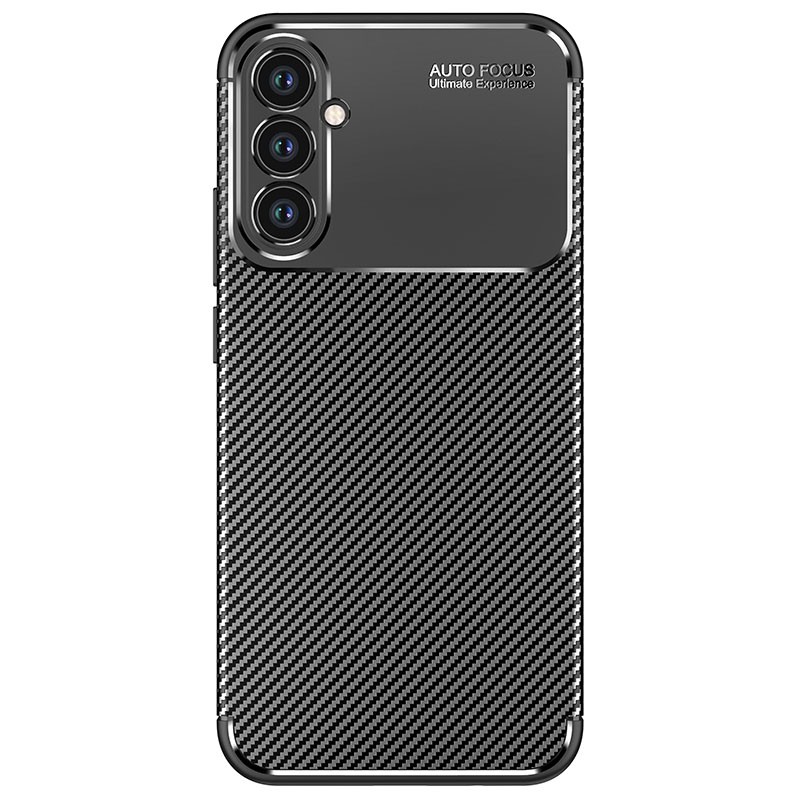 Θήκη Ancus AutoFocus Carbon Fiber για Samsung SM-A346 Galaxy A34 5G Μαύρη