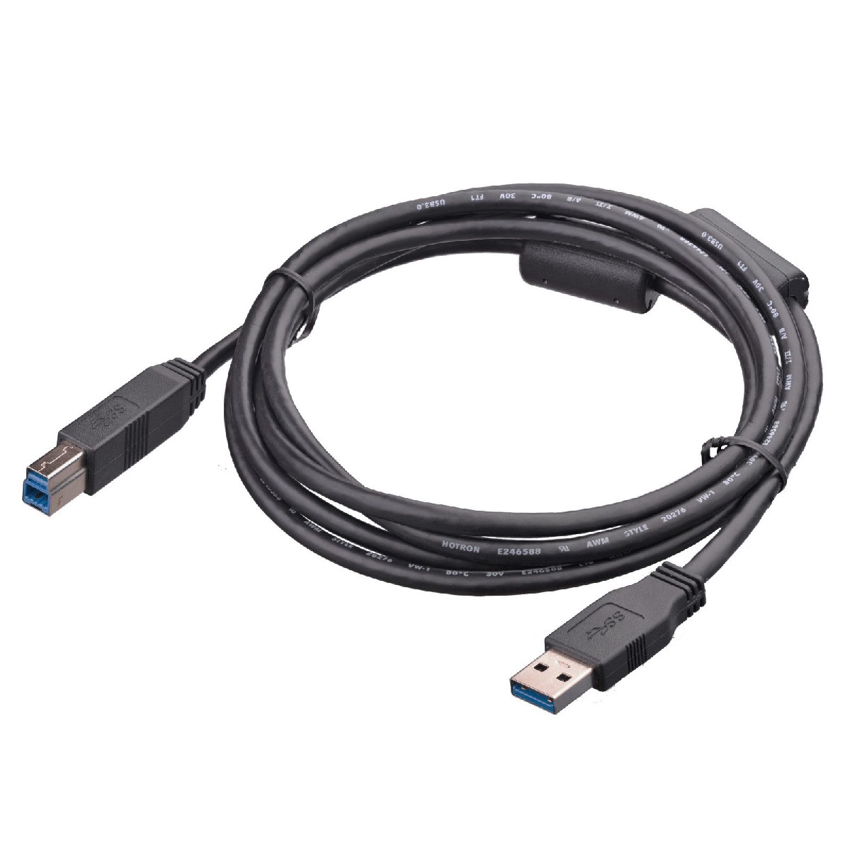 Καλώδιο Σύνδεσης Akyga USB HP 917468-0011946 USB-A Αρσενικό σε USB-B Αρσενικό ver.3.0 1.8m Μαύρο Bulk